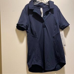 *NWT* Lululemon True Navy Quick Drying Polo